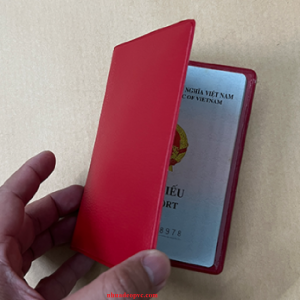 Bao sổ hộ chiếu nhựa dẻo PVC